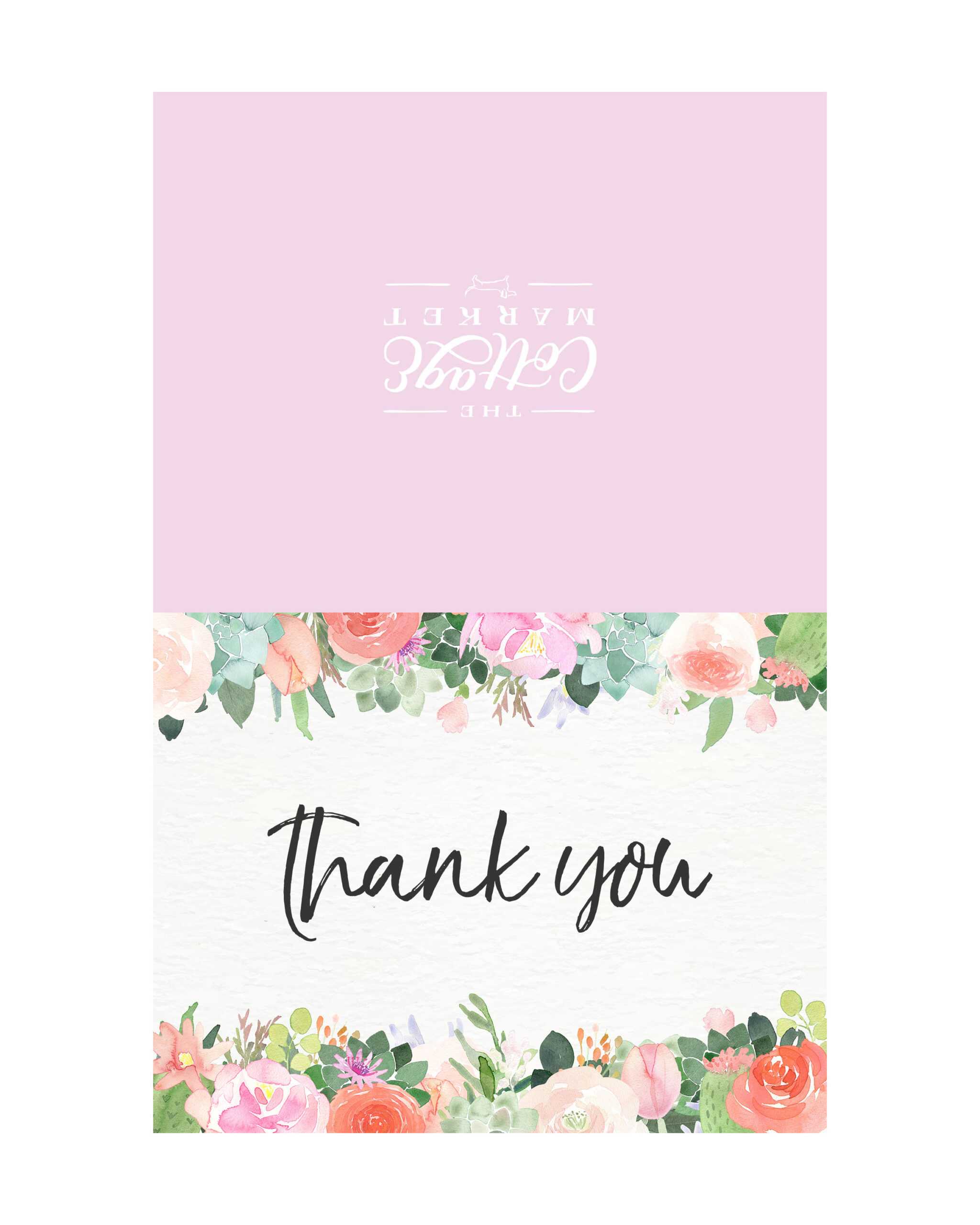 10 Free Printable Thank You Cards You Can't Miss - The within Free Printable Thank You Card Template