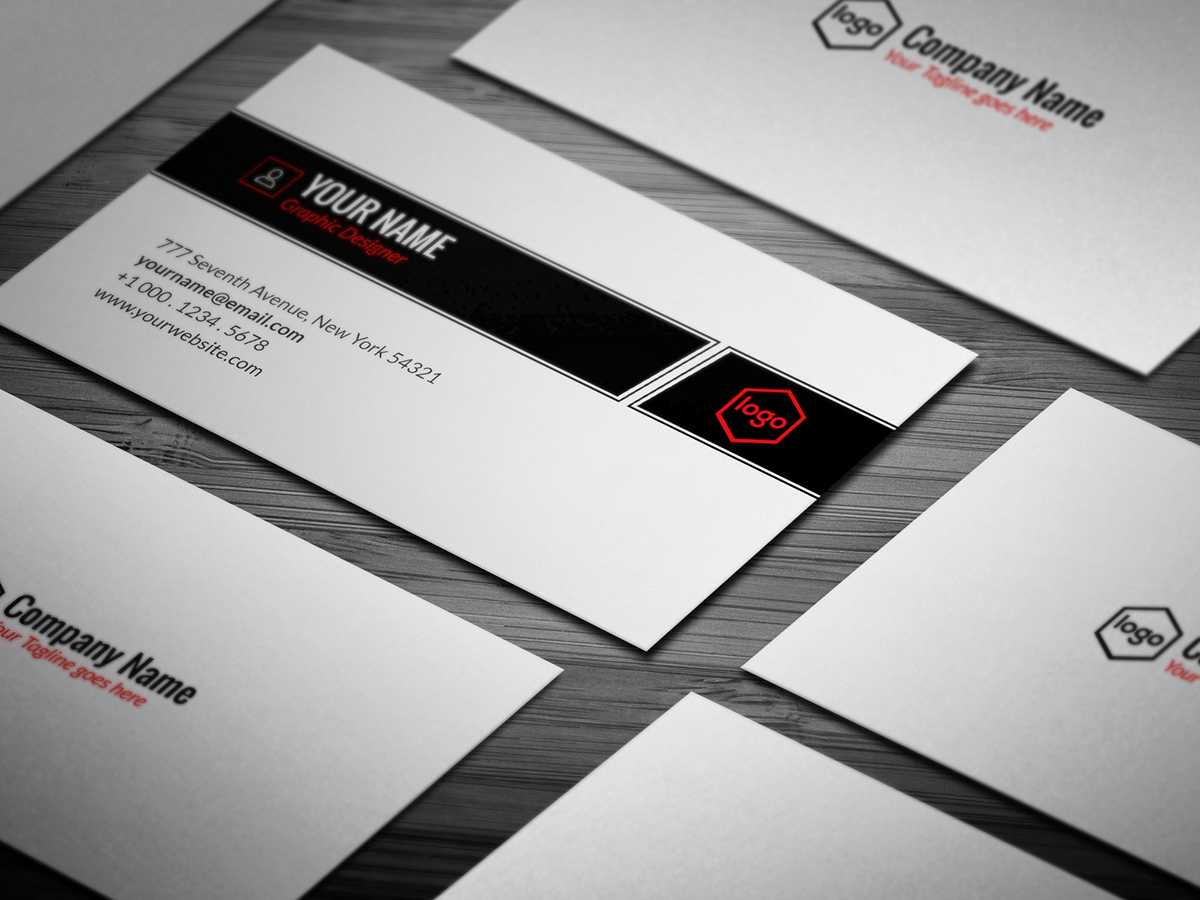 10+ Free Professional Generic Business Card Templates On Regarding Generic Business Card Template