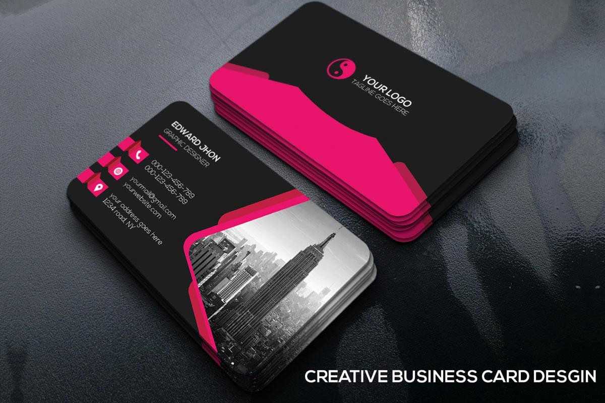 100 + Free Business Cards Templates Psd For 2019 – Syed For Name Card Template Photoshop
