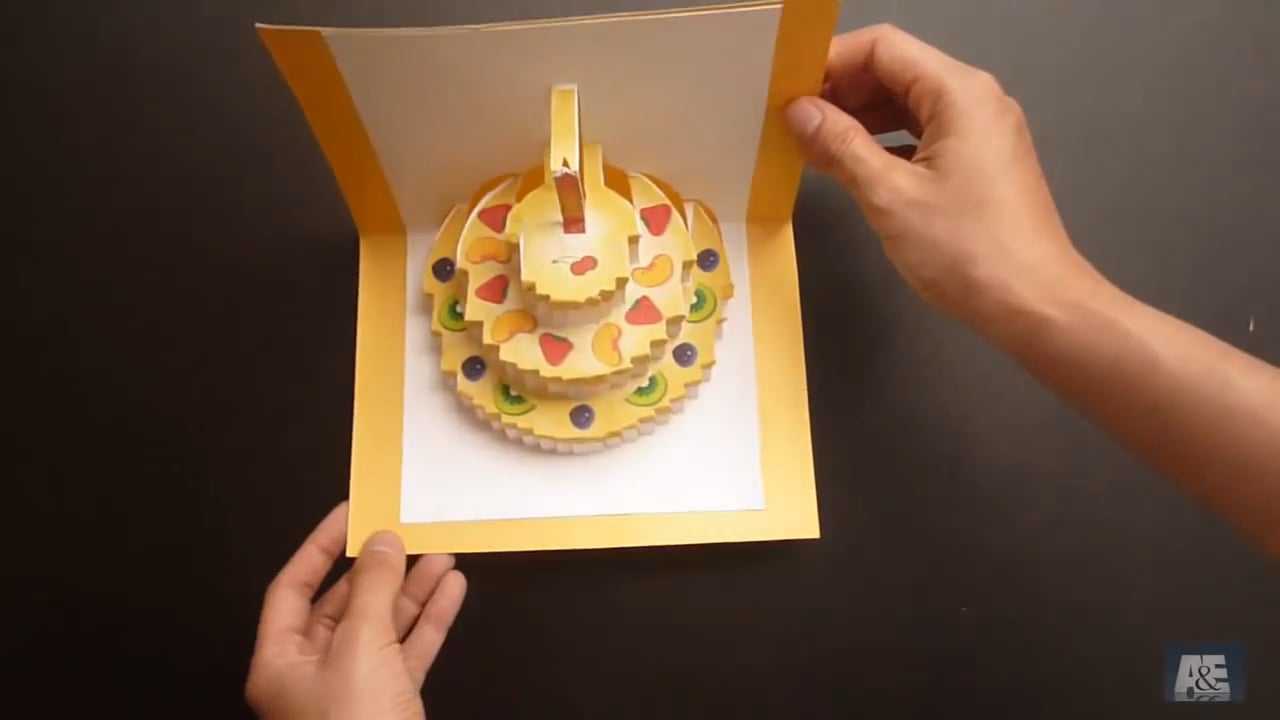 100+ [ Kirigami Birthday Card Template ] | Birthday Cake Regarding Happy Birthday Pop Up Card Free Template