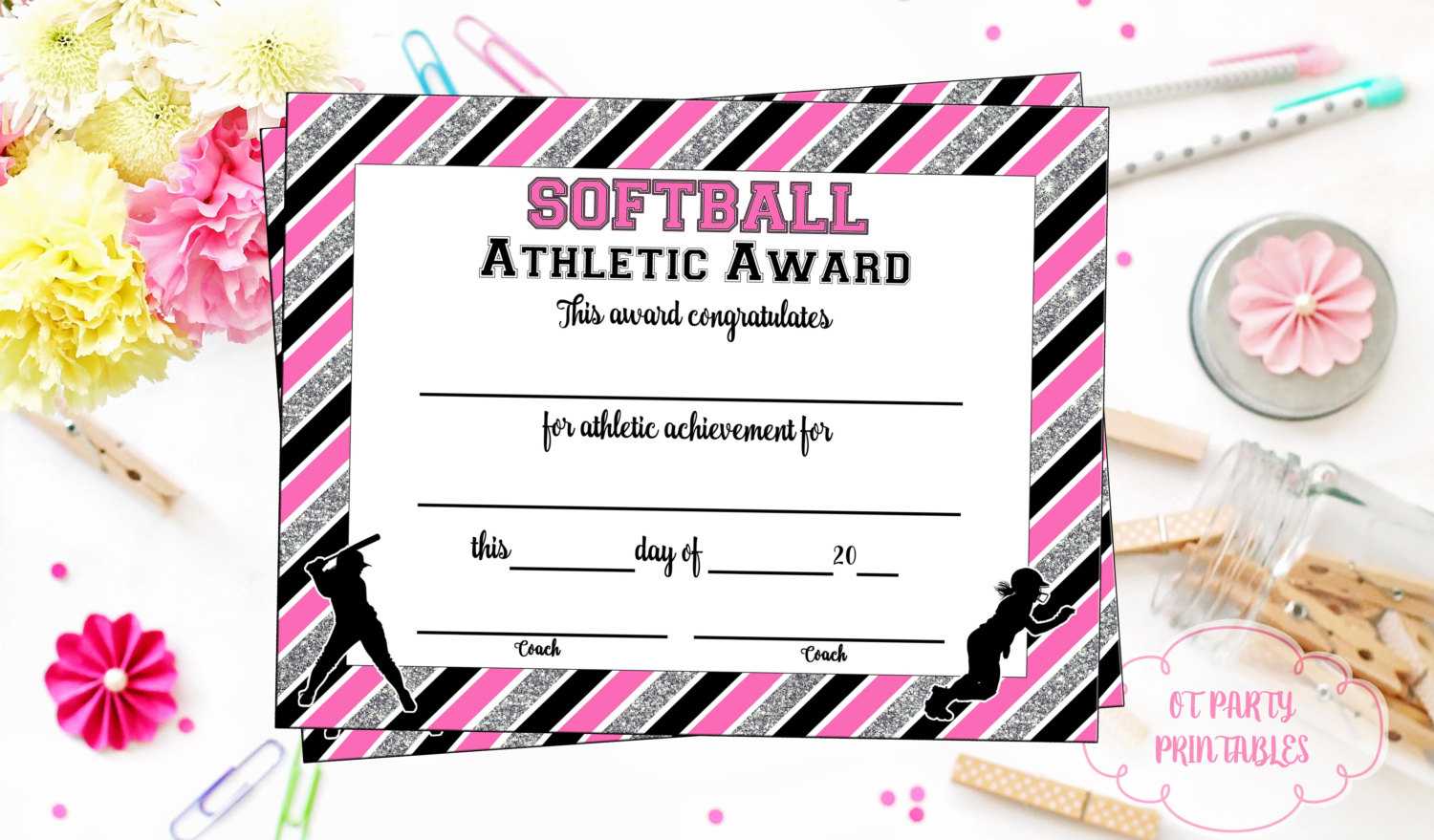 100+ [ Sports Award Certificate Template ] | 100 Sports With Regard To Softball Certificate Templates Free