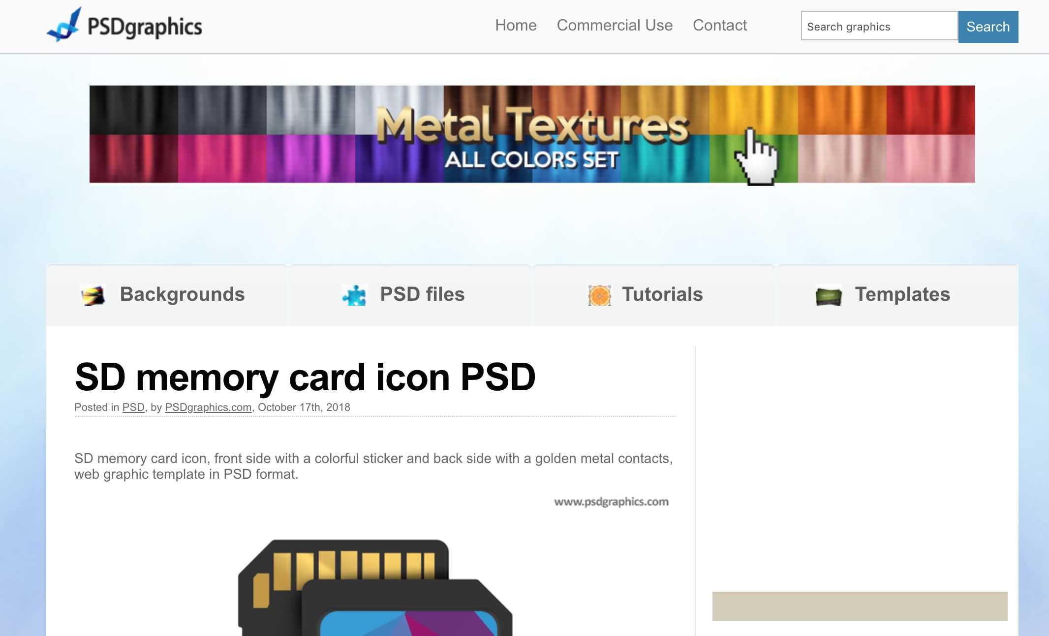 11 Best Sites To Find Free Psd Templates For Photoshop For In Memory Cards Templates