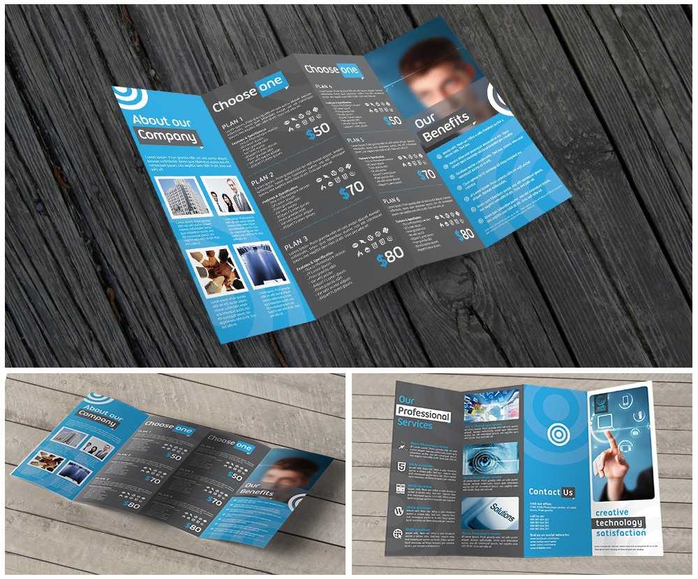 11X17 Quad Fold Brochure Printing Within Quad Fold Brochure Template