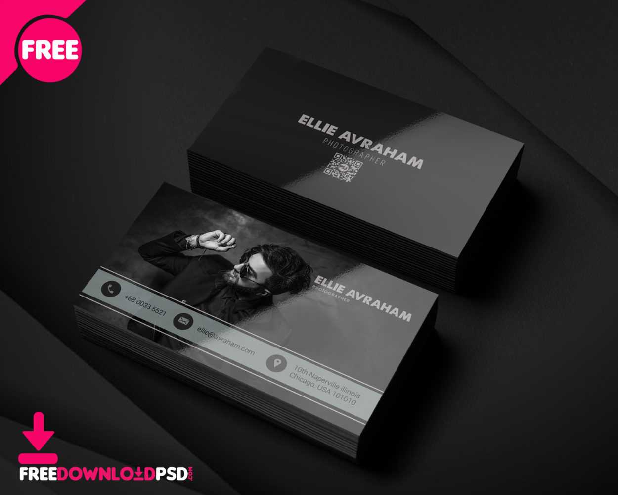 150+ Free Business Card Psd Templates With Free Business Card Templates For Photographers