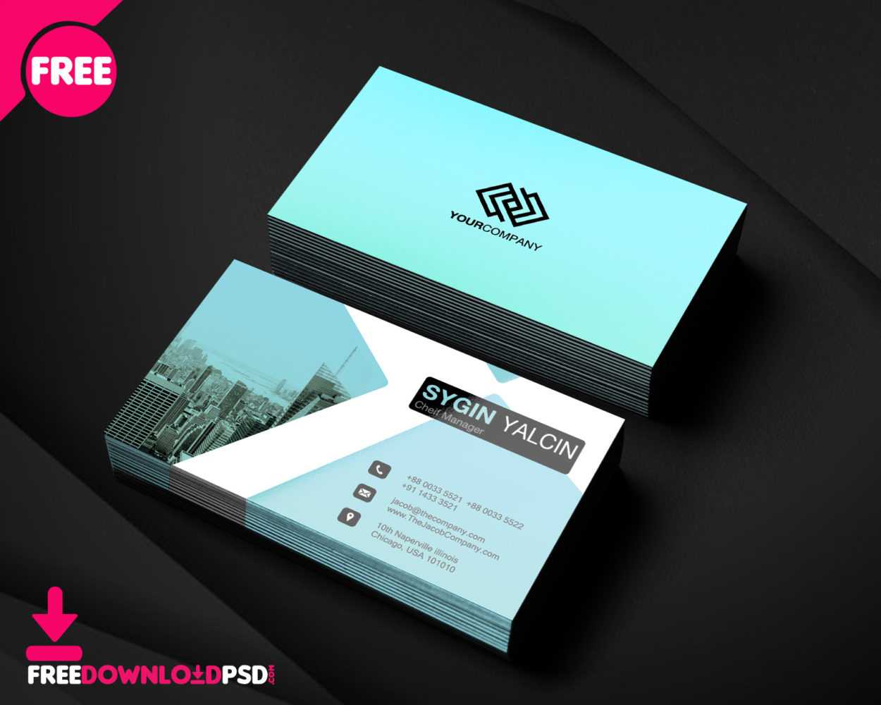 150+ Free Business Card Psd Templates With Office Max Business Card Template