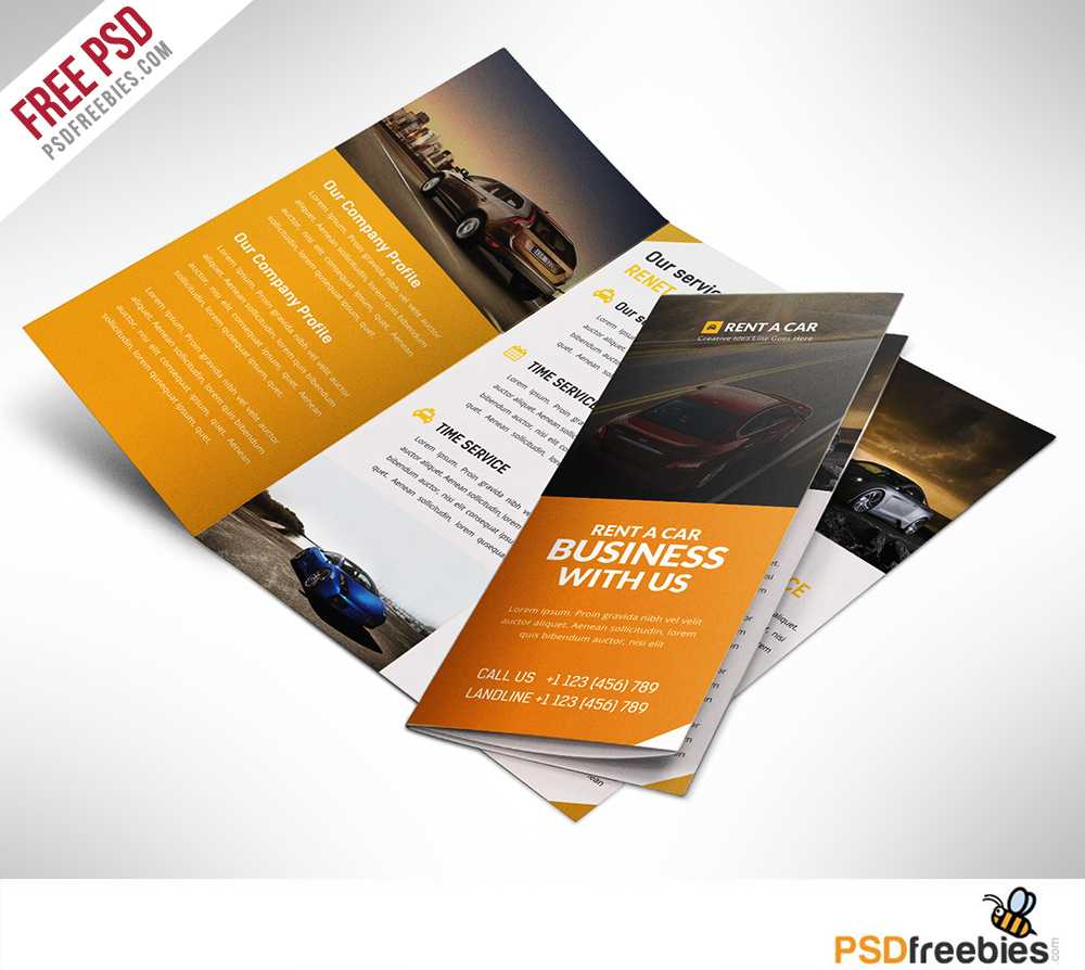 16 Tri Fold Brochure Free Psd Templates: Grab, Edit & Print For Brochure 3 Fold Template Psd