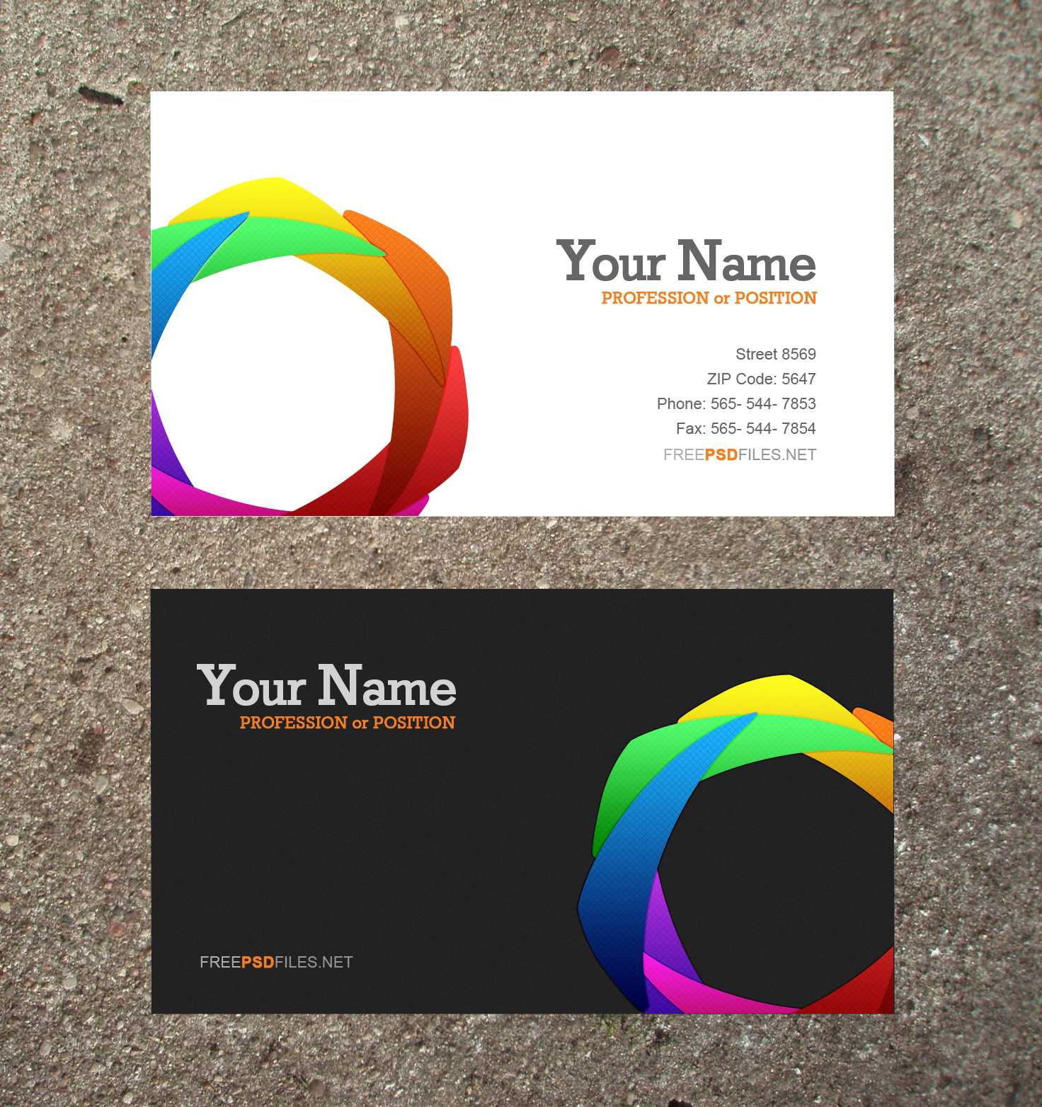17 Business Cards Templates Free Downloads Images – Free In Blank Business Card Template Download
