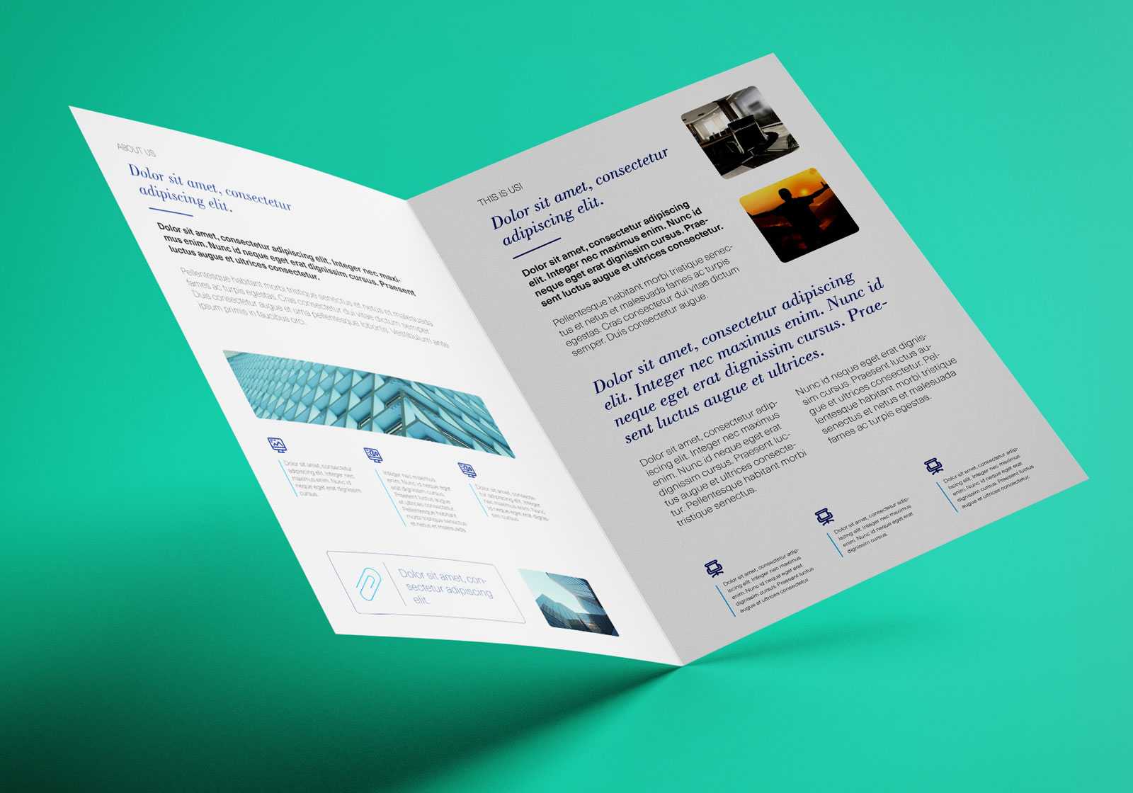 2 Fold Brochure – Karati.ald2014 Regarding Two Fold Brochure Template Psd