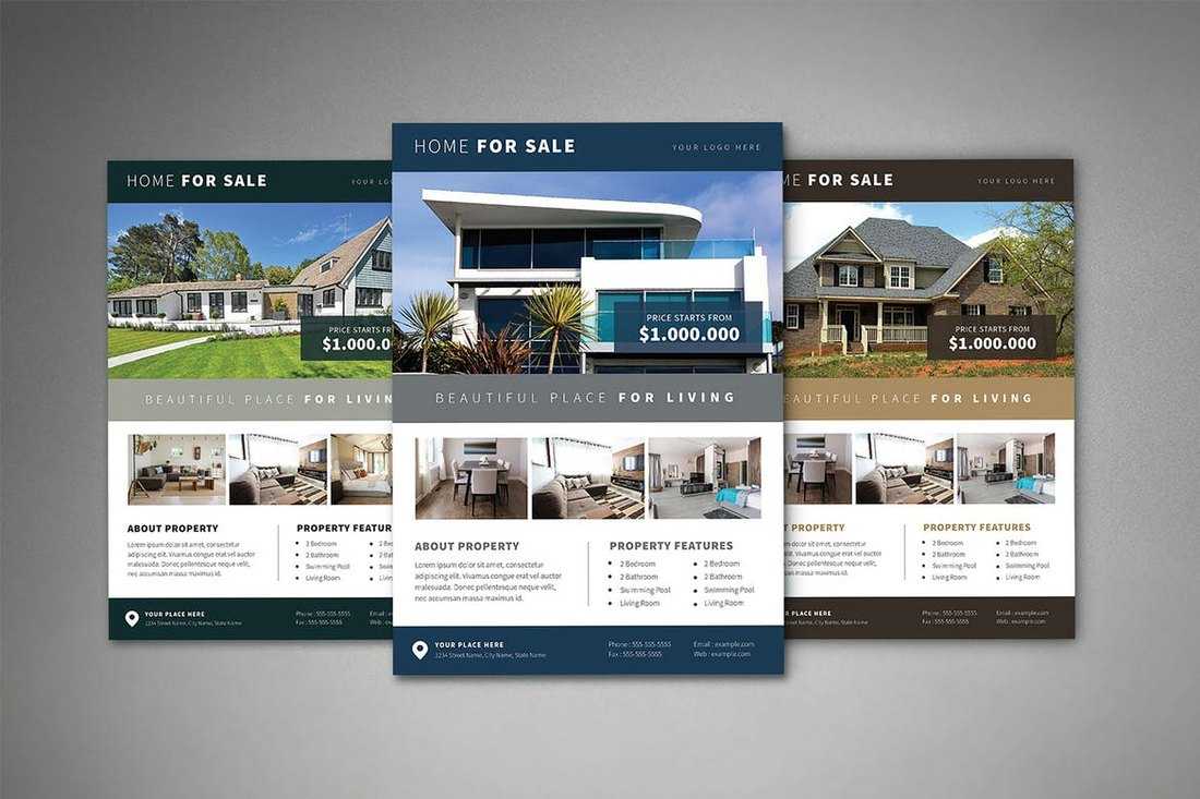 20+ Best Real Estate Flyer Templates 2020 – Creative Touchs Within Real Estate Brochure Templates Psd Free Download