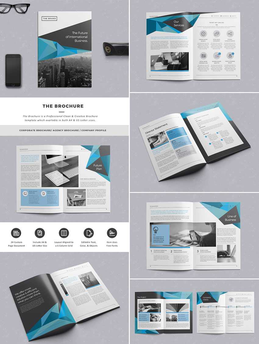 20 Кращих Шаблонів Indesign Brochure - Для Творчого in Brochure Template Indesign Free Download