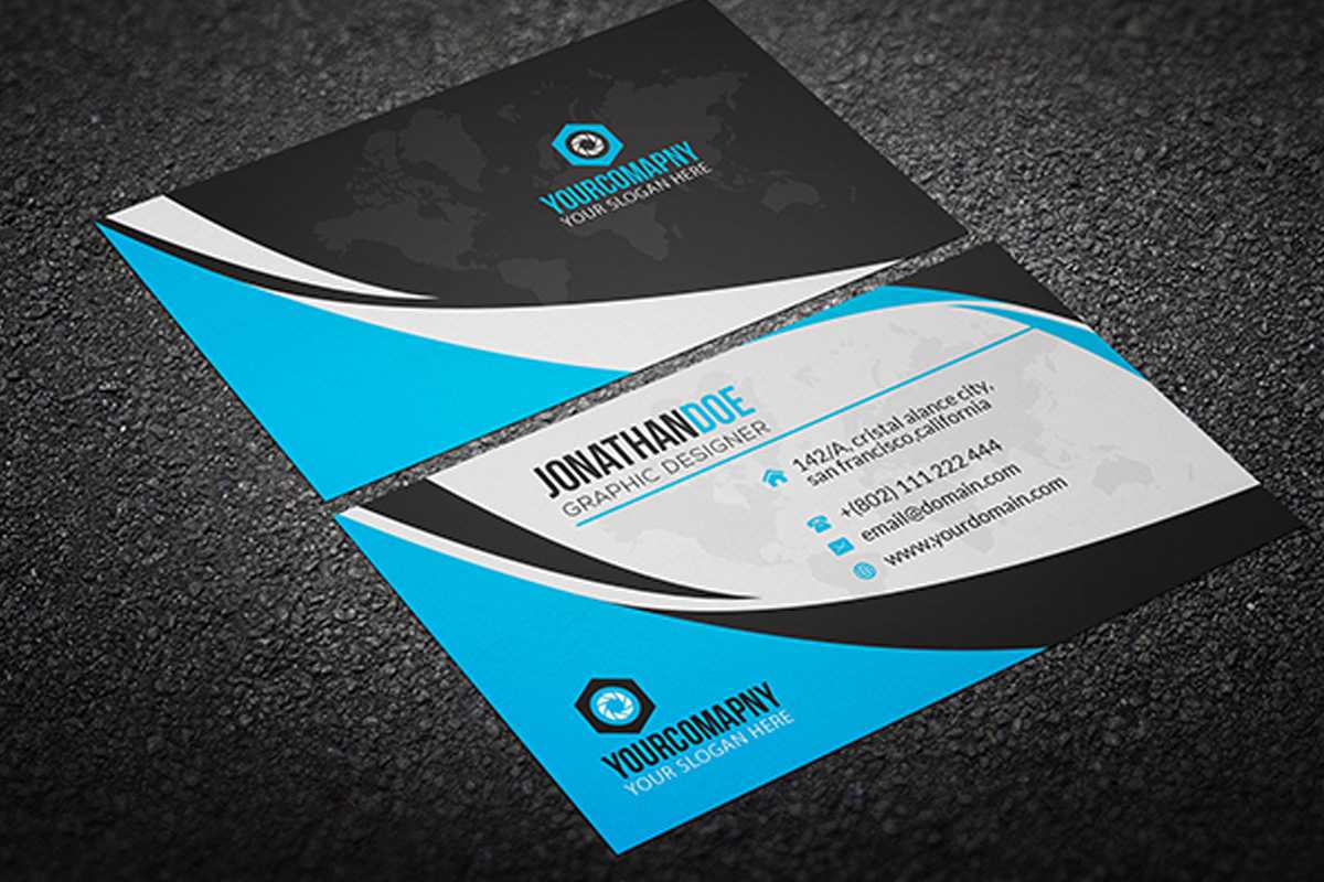 200 Free Business Cards Psd Templates - Creativetacos For Calling Card Template Psd