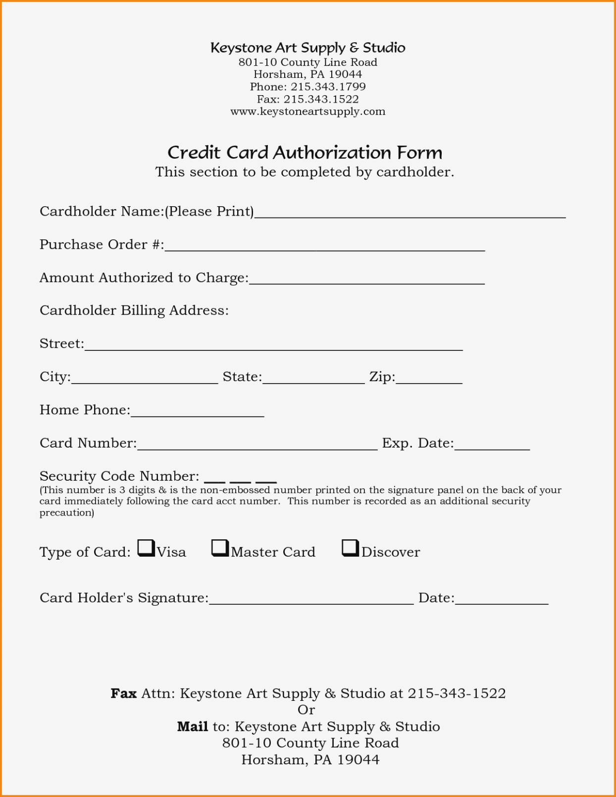 23+ Credit Card Authorization Form Template Pdf Fillable 2020!! Pertaining To Credit Card Billing Authorization Form Template