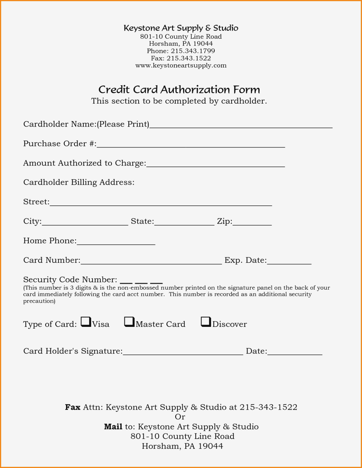 23+ Credit Card Authorization Form Template Pdf Fillable 2020!! Throughout Credit Card Authorization Form Template Word
