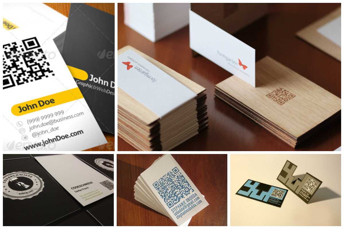 25 Impressive Examples Of Qr Code Business Cards For Qr Code Business Card Template
