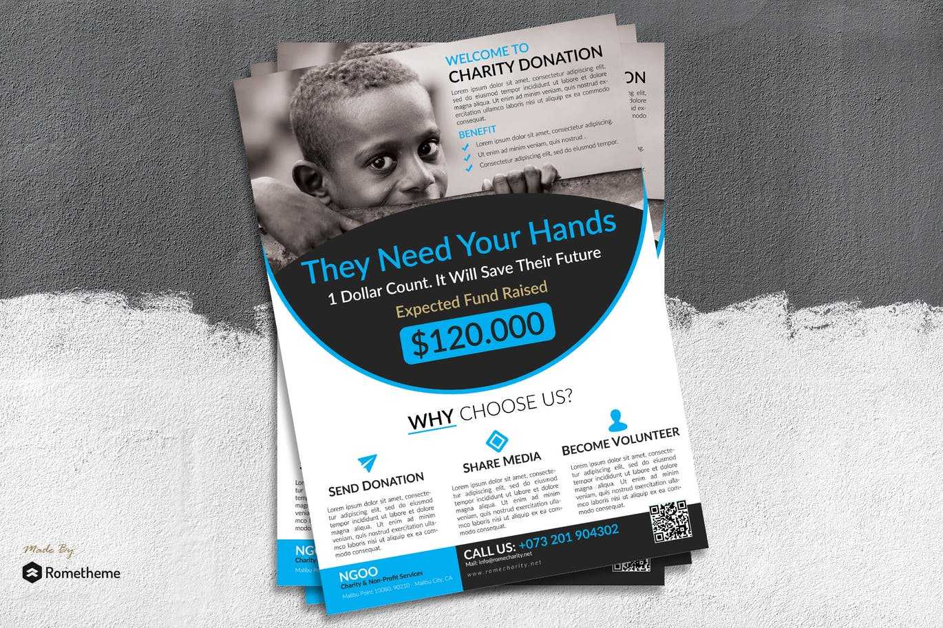 25+ Respectable Charity Flyer Templates – Creativebonito With Regard To Ngo Brochure Templates