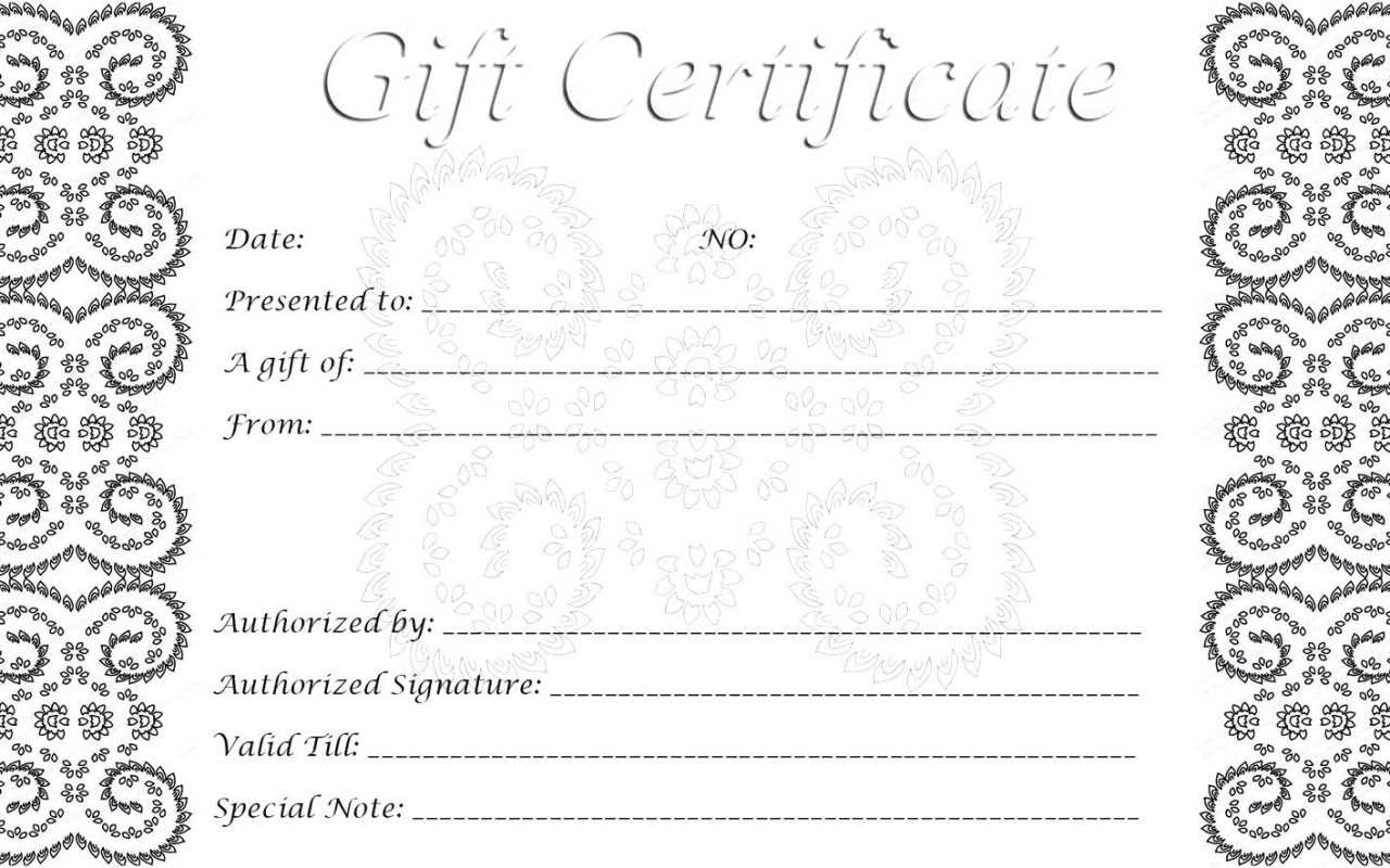 28 Cool Printable Gift Certificates | Kittybabylove For Homemade Christmas Gift Certificates Templates
