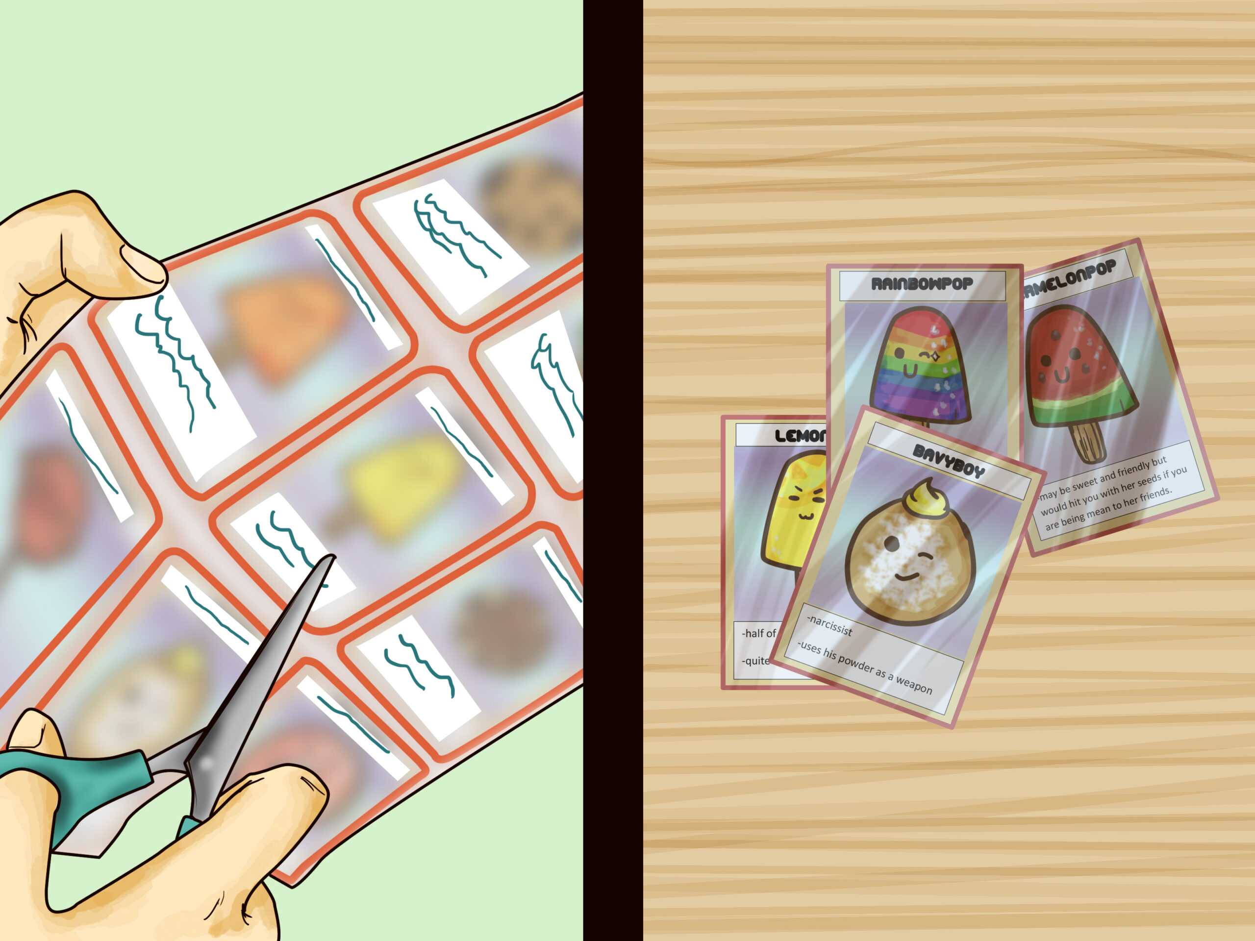 3 Ways To Make Your Own Trading Cards – Wikihow With Baseball Card Template Microsoft Word