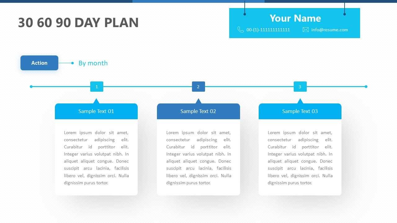 30 60 90 Day Plan For Powerpoint – Pslides With Regard To 30 60 90 Day Plan Template Powerpoint