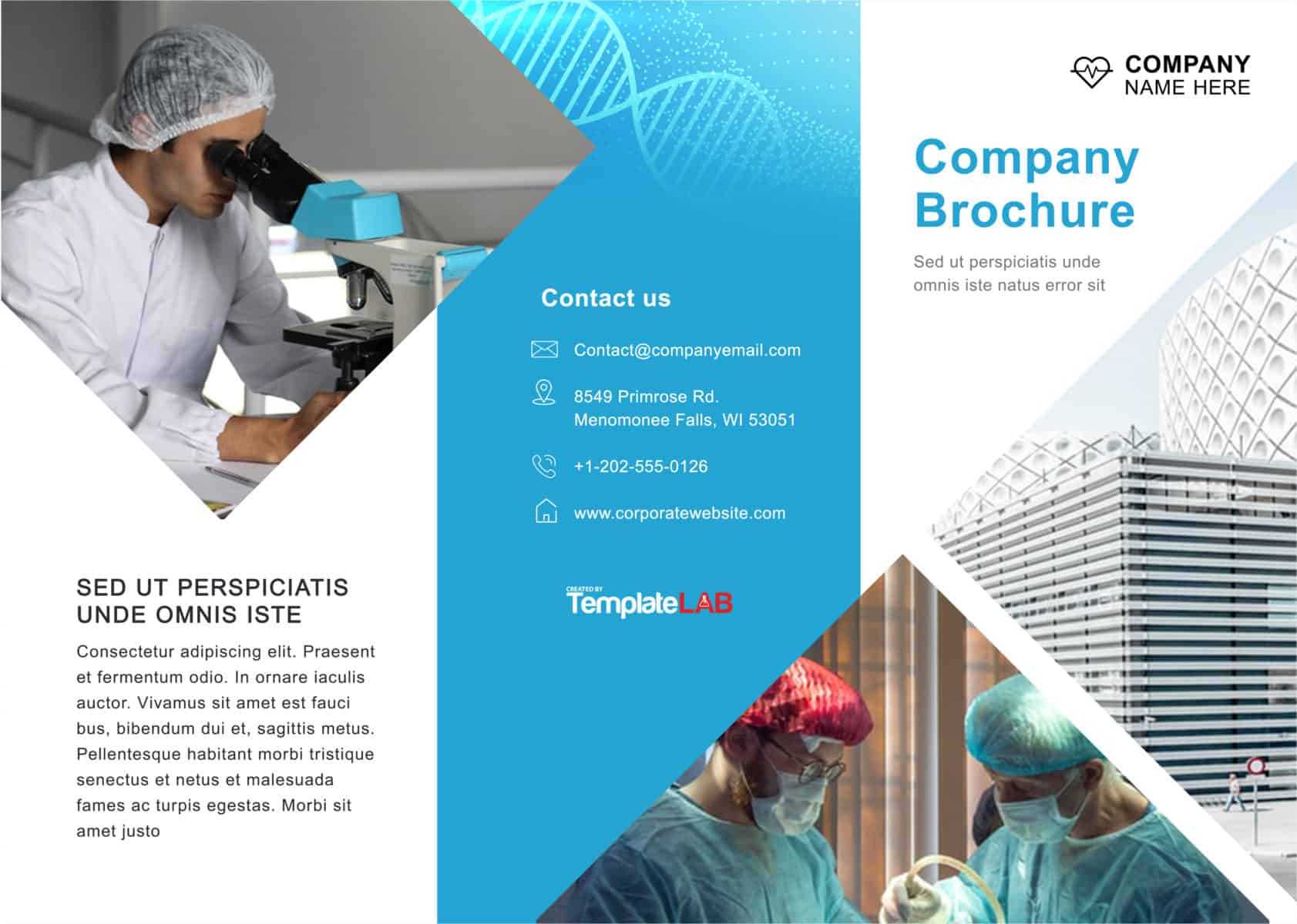 33 Free Brochure Templates (Word + Pdf) ᐅ Templatelab Regarding Engineering Brochure Templates Free Download