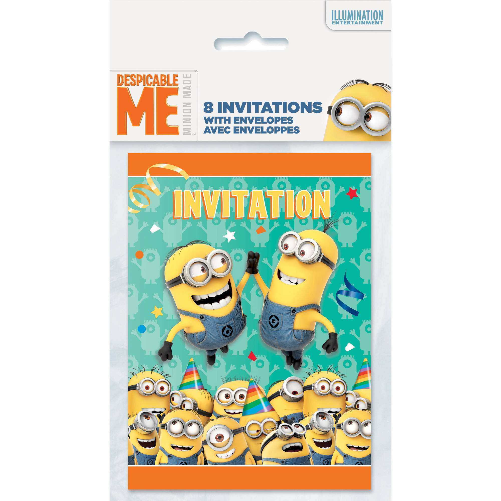 38 Creating Birthday Invitation Card Template Minion For Ms Intended For Minion Card Template