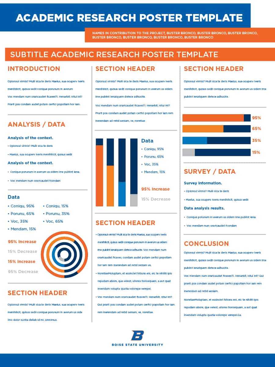 40 Eye Catching Research Poster Templates (+Scientific With Powerpoint Academic Poster Template