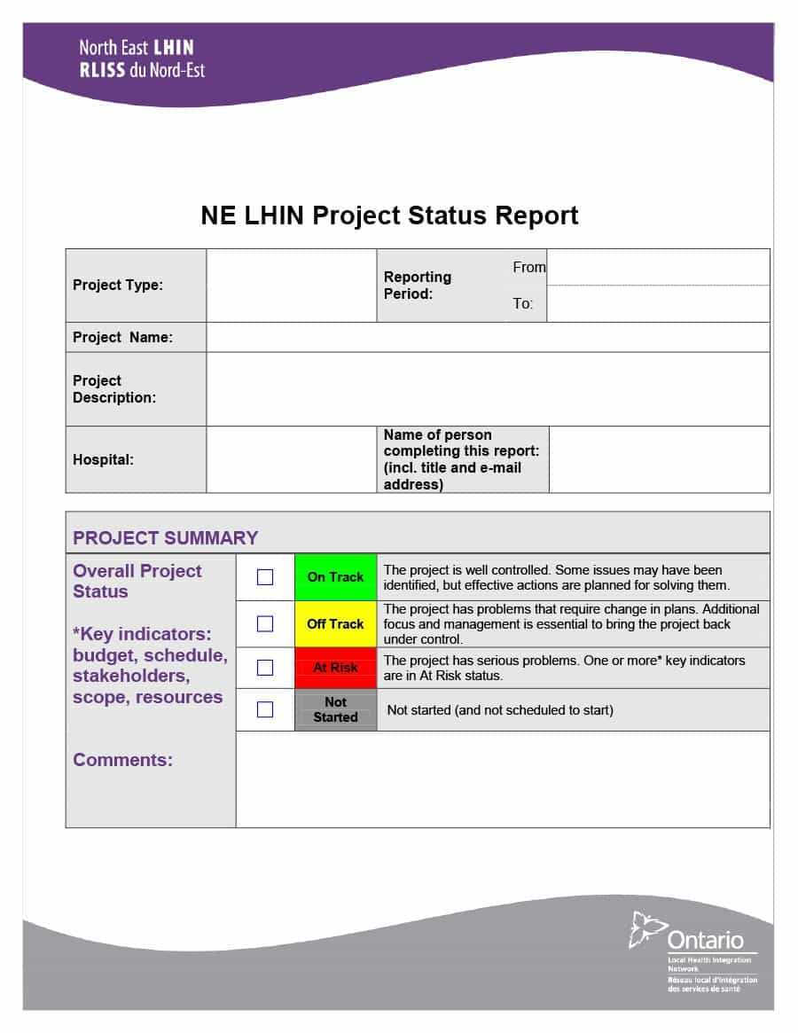 40+ Project Status Report Templates [Word, Excel, Ppt] ᐅ for Weekly Project Status Report Template Powerpoint