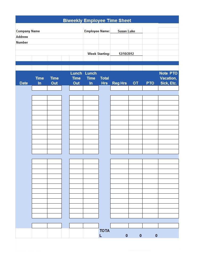 41 Free Timesheet / Time Card Templates – Free Template Throughout Employee Card Template Word