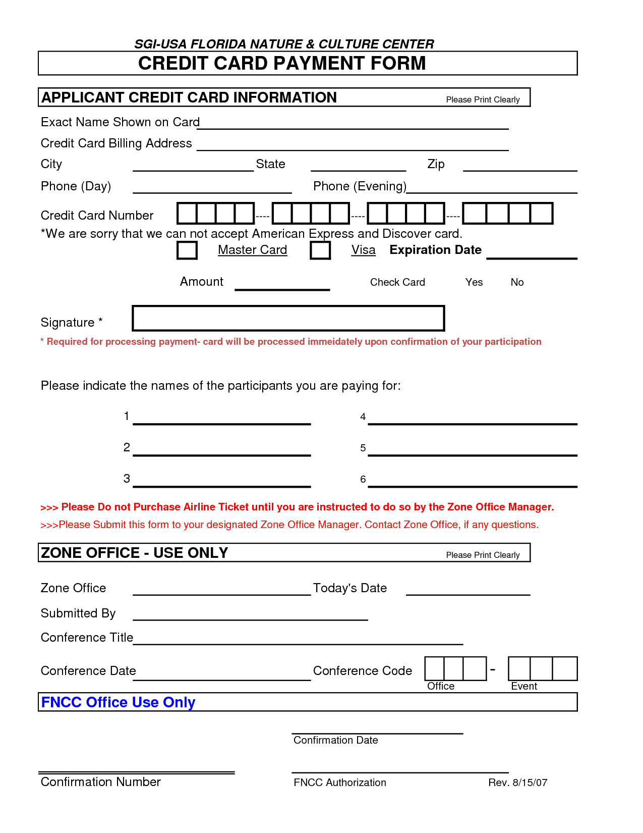 5 Credit Card Authorization Form Templates – Free Sample Within Credit Card Payment Slip Template