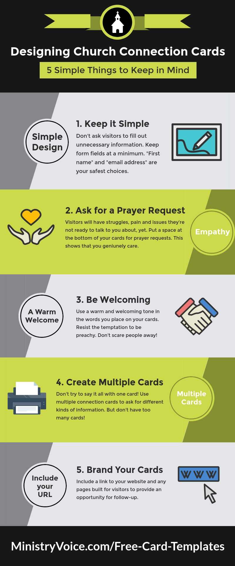 5 Simple Things To Keep In Mind When Designing Church With Church Visitor Card Template