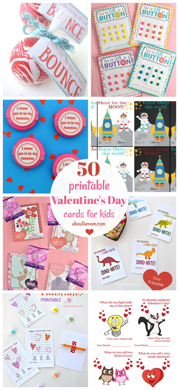 50 Free Printable Valentine's Day Cards Inside Valentine Card Template For Kids