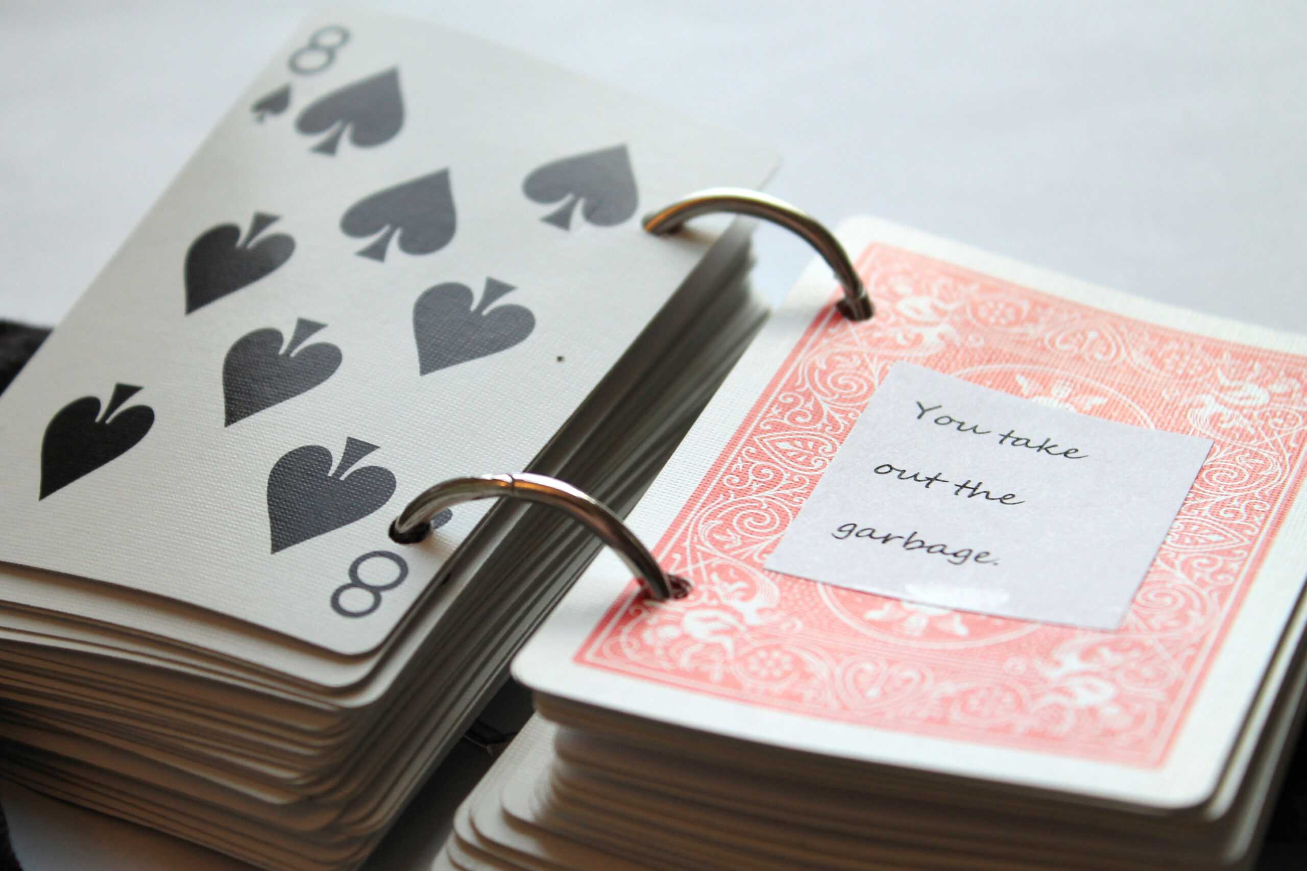 52 Reasons I Love You – Playing Card Book Tutorial Throughout 52 Things I Love About You Deck Of Cards Template