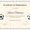 62A11 Soccer Award Certificates | Wiring Library in Football Certificate Template