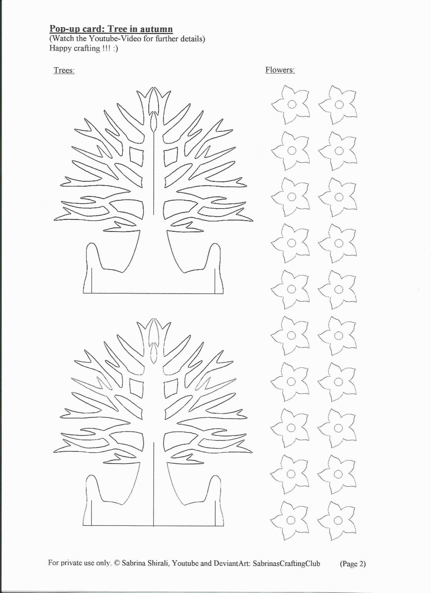 72 Free Printable Pop Up Card Templates Tree For Freepop In Pop Up Tree Card Template