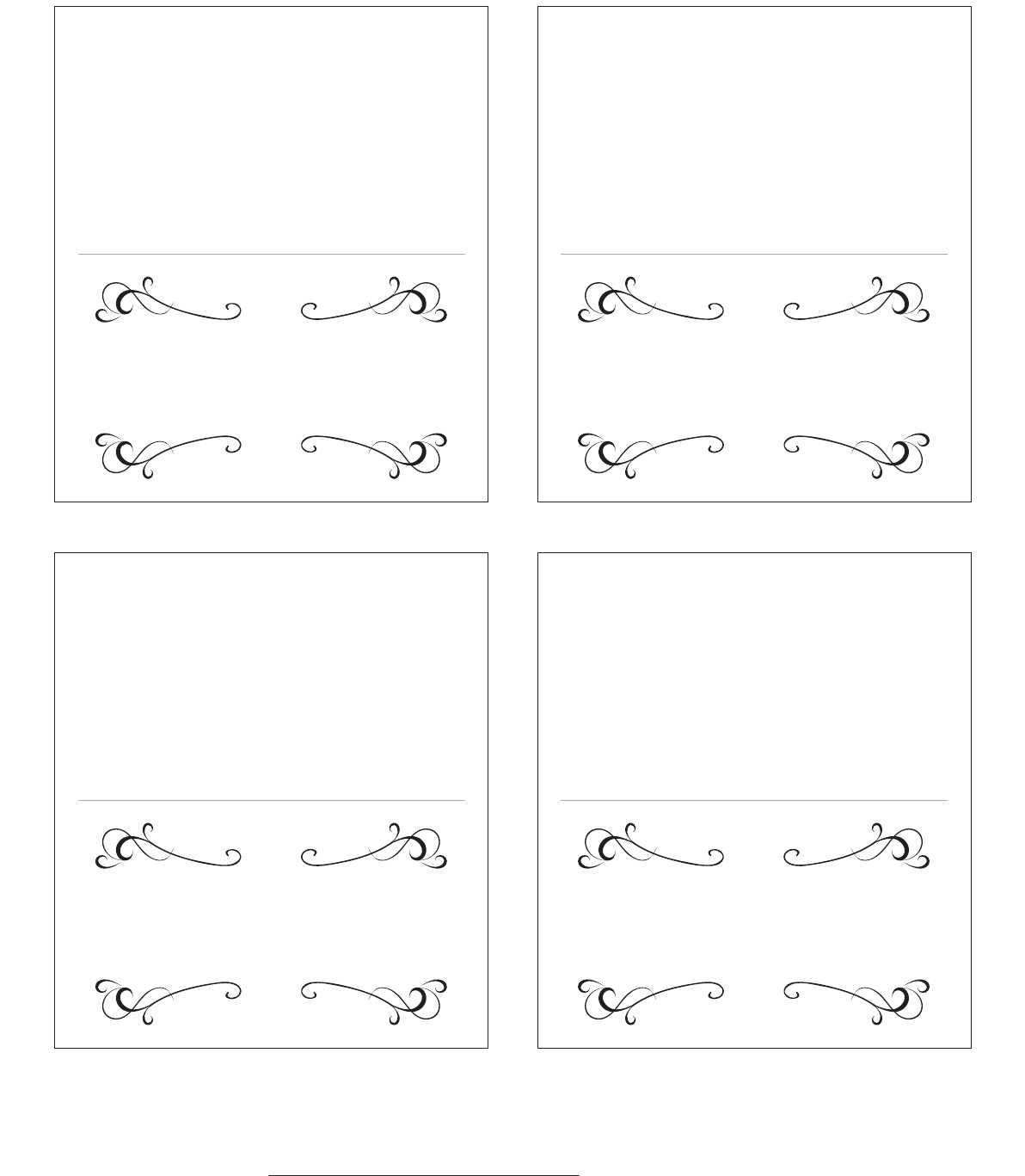 80 Printable Seating Card Template Free Download Templates For Free Place Card Templates Download