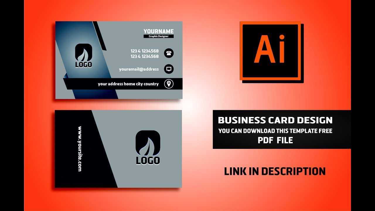 83 Standard Adobe Illustrator Cc Business Card Template In Pertaining To Adobe Illustrator Business Card Template