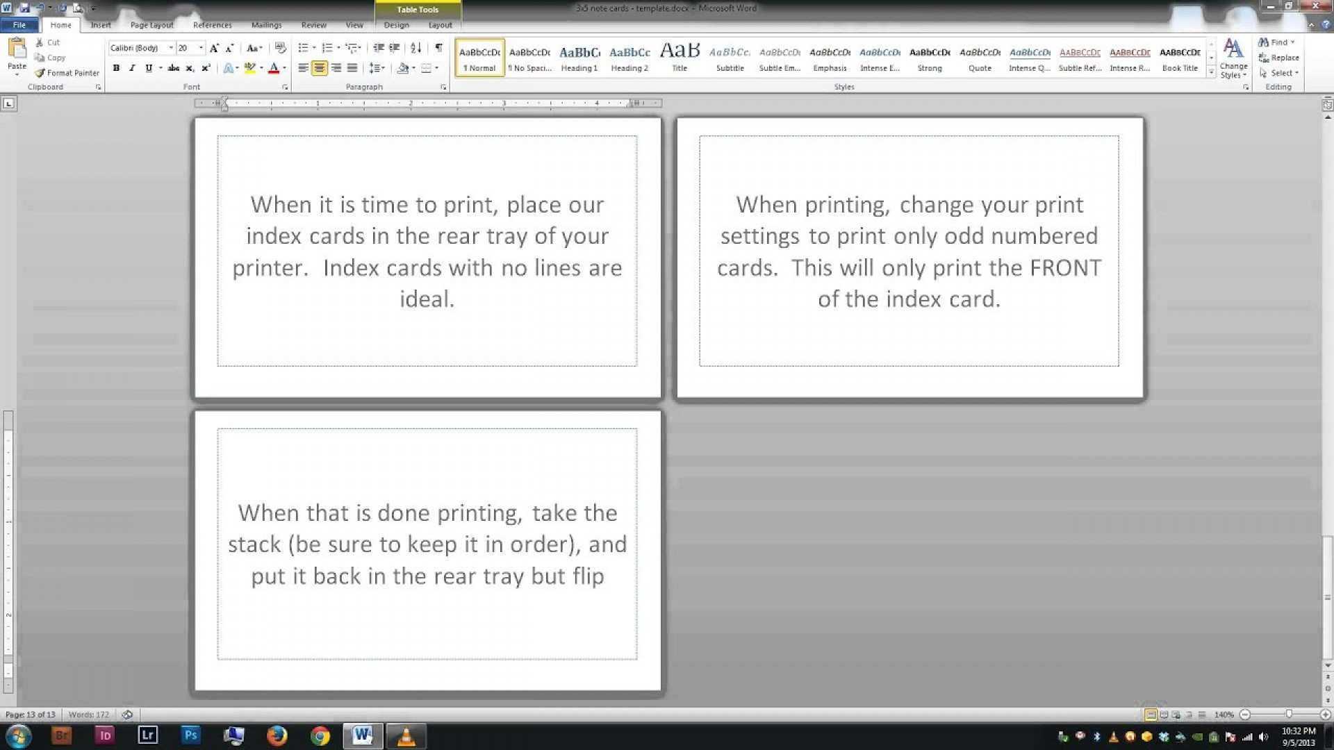 95 Free 3X5 Index Card Template Microsoft Word Download For With 3X5 Note Card Template For Word