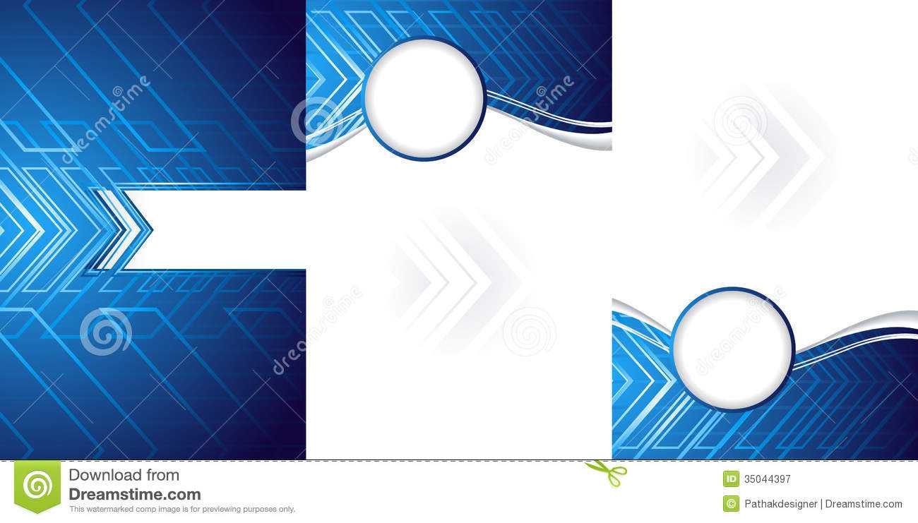 Abstract Tri Fold Brochure Template Stock Vector Within Free Tri Fold Brochure Templates Microsoft Word