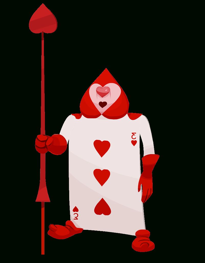 Alice In Wonderland Playing Cards Transparent & Png Clipart With Alice In Wonderland Card Soldiers Template