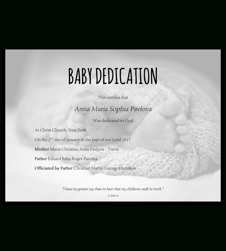 Baby Christening Certificate Template – Great Sample Templates Throughout Walking Certificate Templates