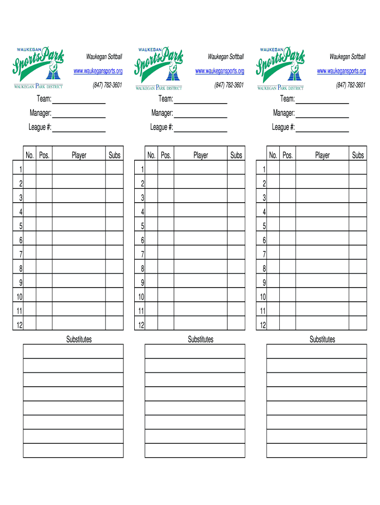 Baseball Lineup Sheets - Karan.ald2014 within Softball Lineup Card Template