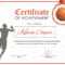 Basketball Award Certificate - Karan.ald2014 in Sports Award Certificate Template Word