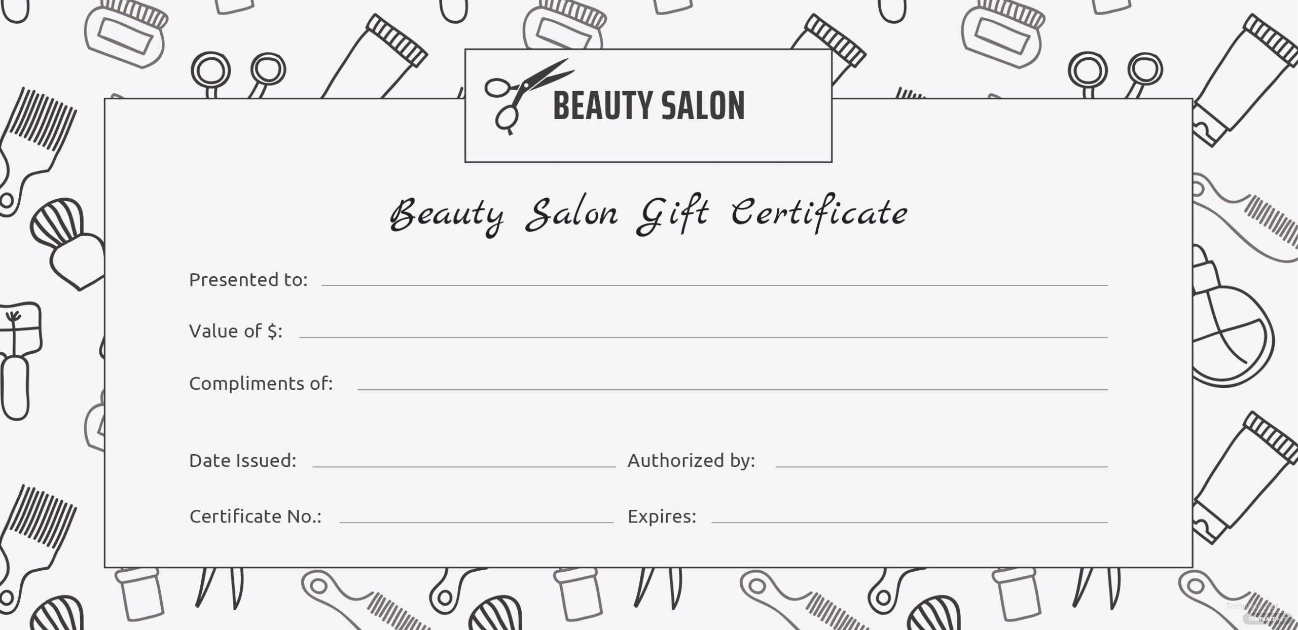 Beauty Voucher Template - Karati.ald2014 Inside Salon Gift Certificate Template