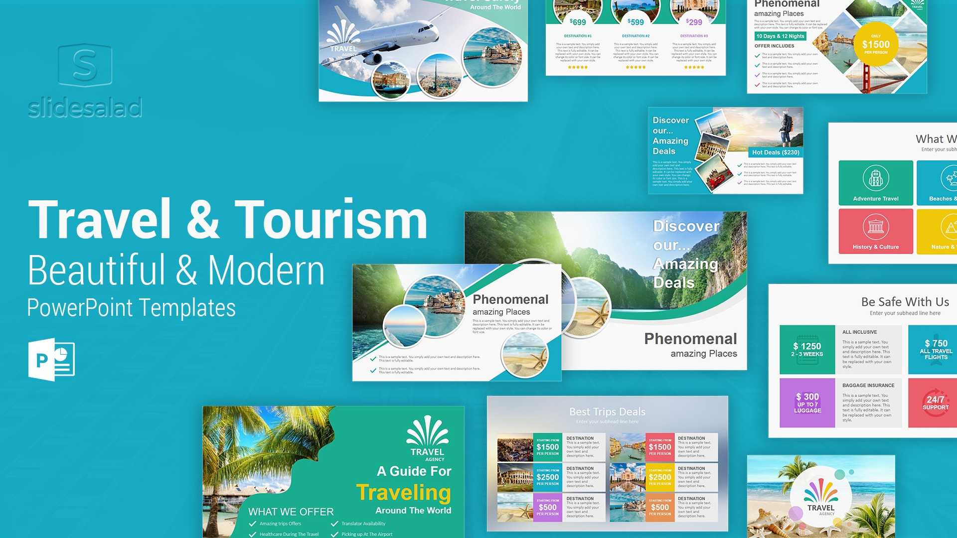 Best Modern Powerpoint Templates For 2020 – Slidesalad Intended For Powerpoint Templates Tourism