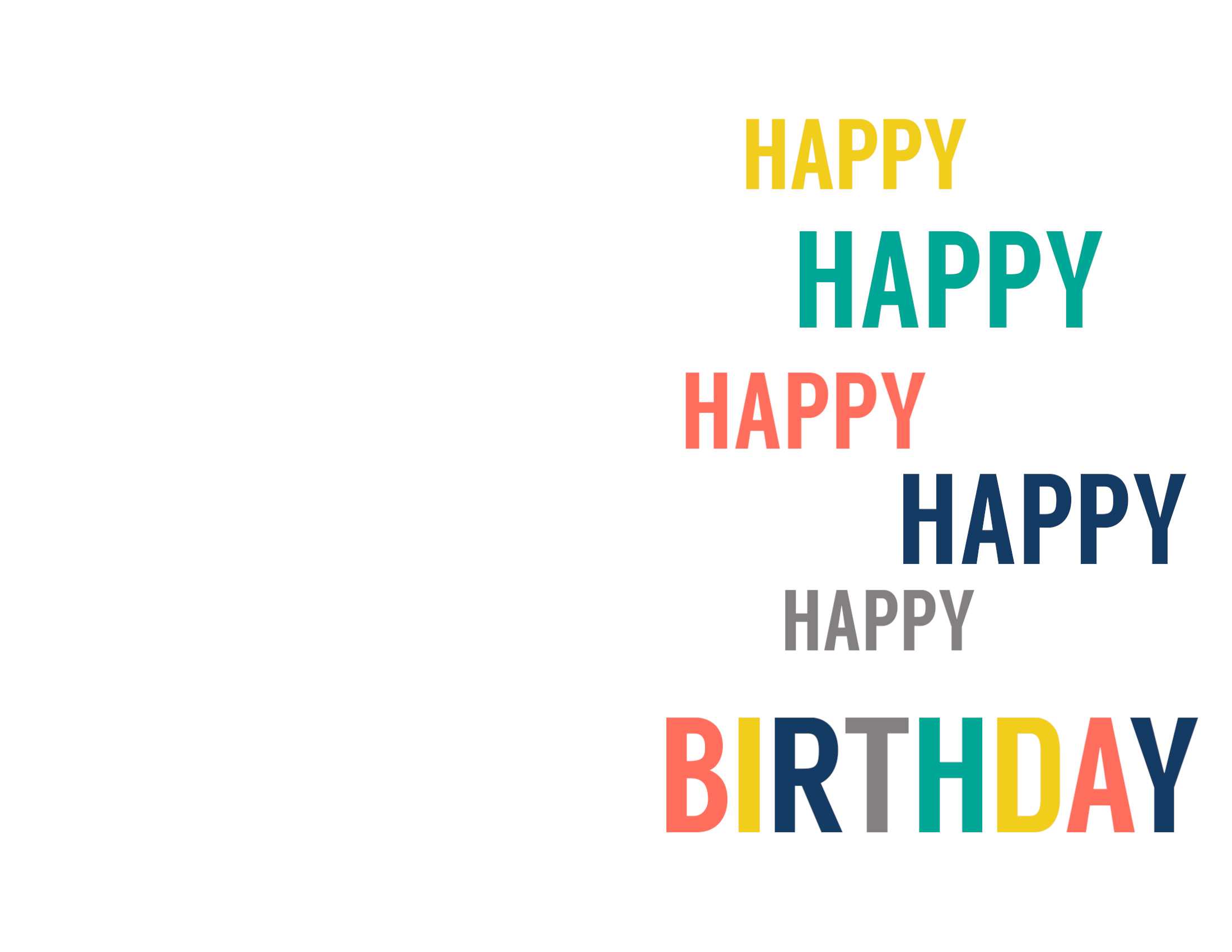 Birthday Cards Templates To Print - Karati.ald2014 With Regard To Foldable Birthday Card Template