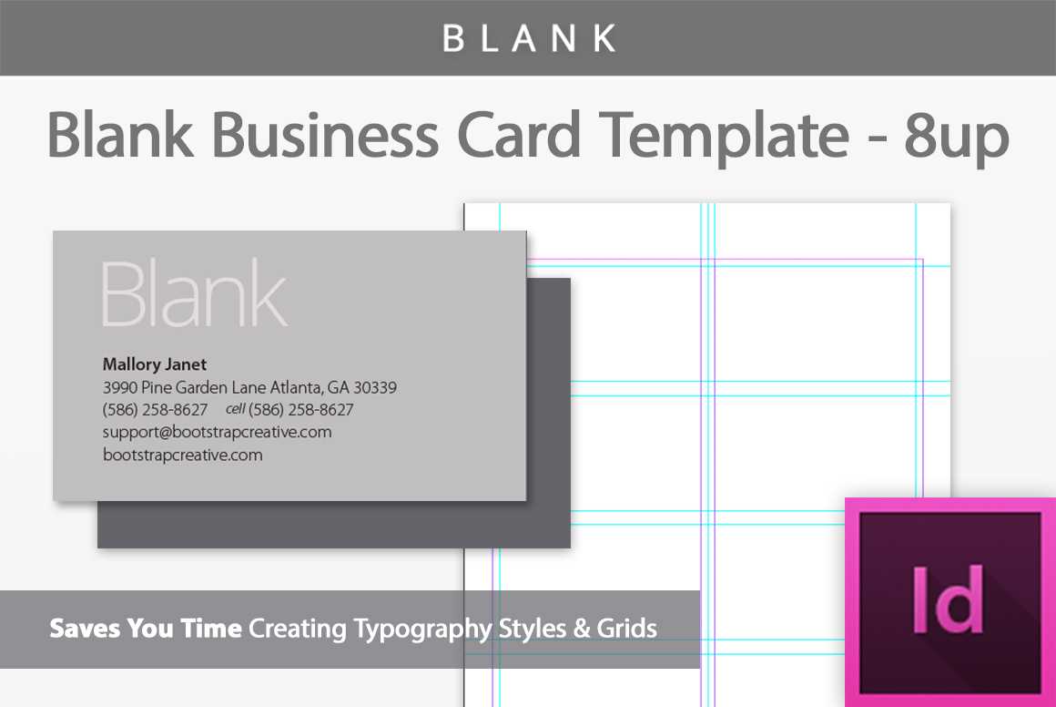 Blank Business Card Indesign Template In Free Editable Printable Business Card Templates