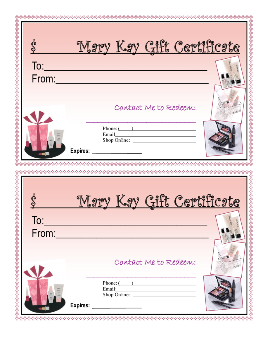 Blank Giftcertificates - Edit, Fill, Sign Online | Handypdf Pertaining To Mary Kay Gift Certificate Template