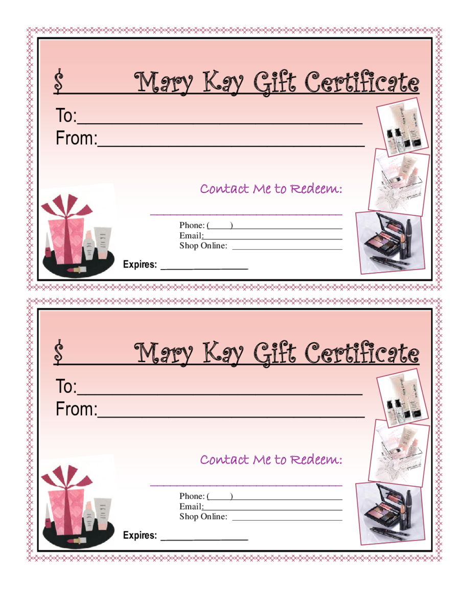 Blank Giftcertificates – Edit, Fill, Sign Online | Handypdf Pertaining To Mary Kay Gift Certificate Template