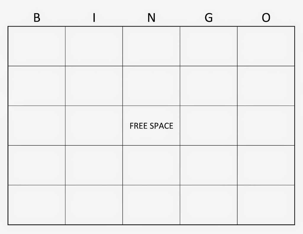 Blank Sight Word Bingo Template – Gutjop Intended For Blank Bingo Card Template Microsoft Word