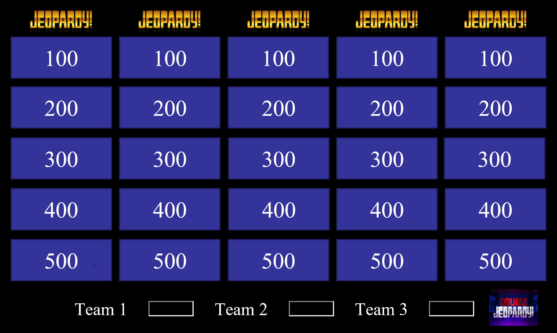 Blog For Jeopardy Powerpoint Template With Sound