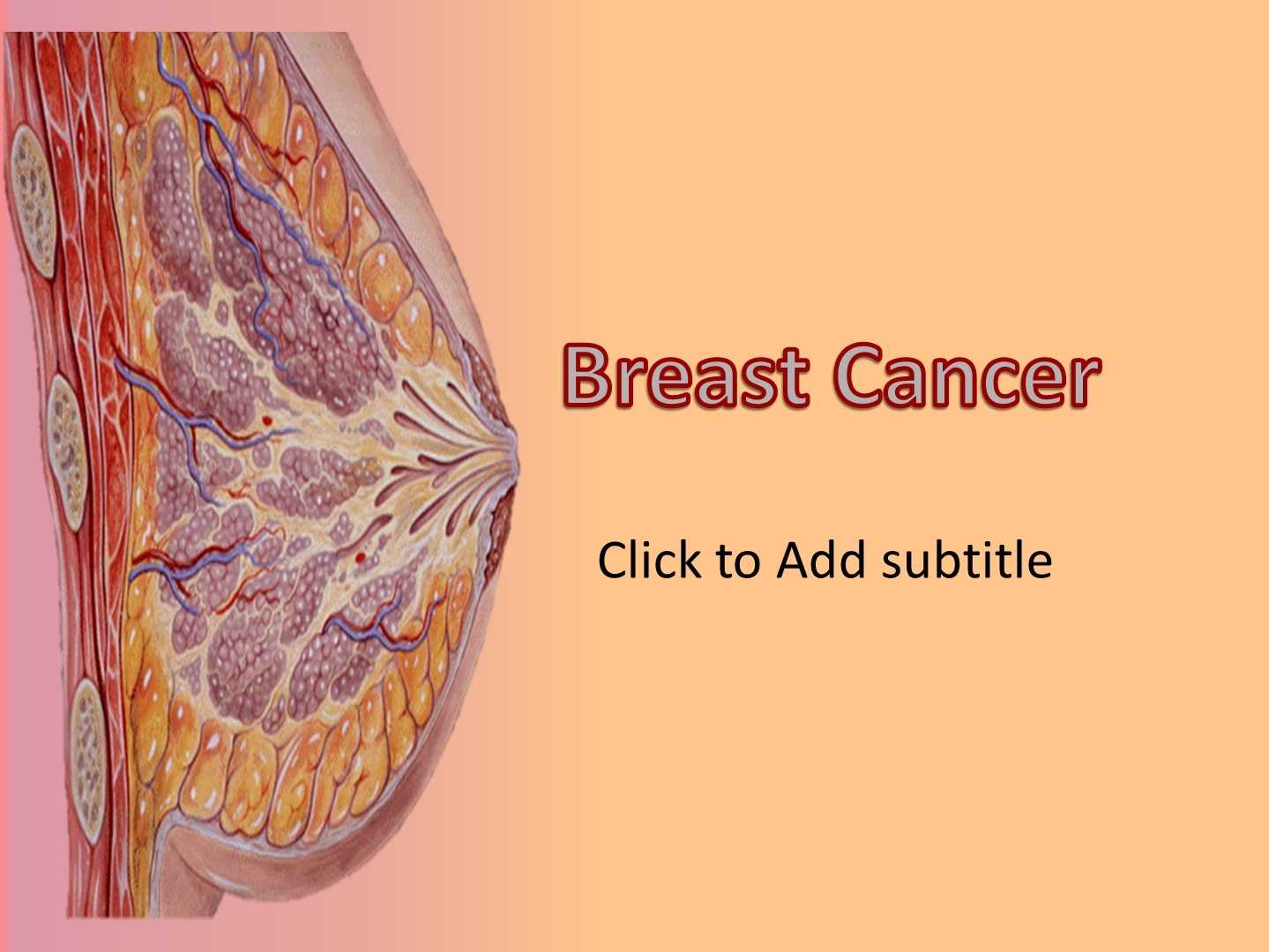 Breast Cancer – Animated Powerpoint Template ~ Free Medical Regarding Breast Cancer Powerpoint Template